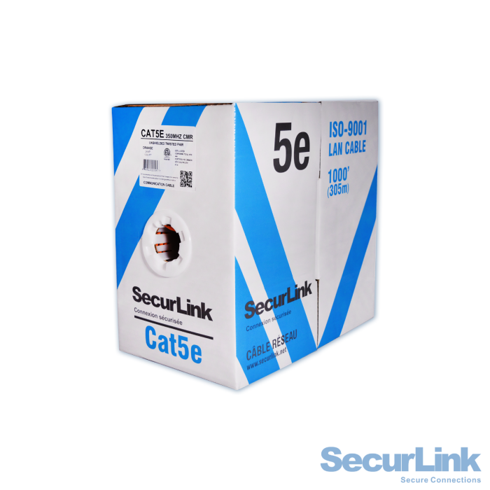SECURLINK CAT5E INDOOR FT4 CBL-CAT5-1000 SECURLINK CAT5E INDOOR FT4 CBL-CAT5-1000